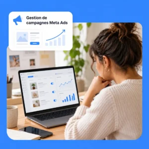 Illustration du service : Gestion de campagnes Meta Ads