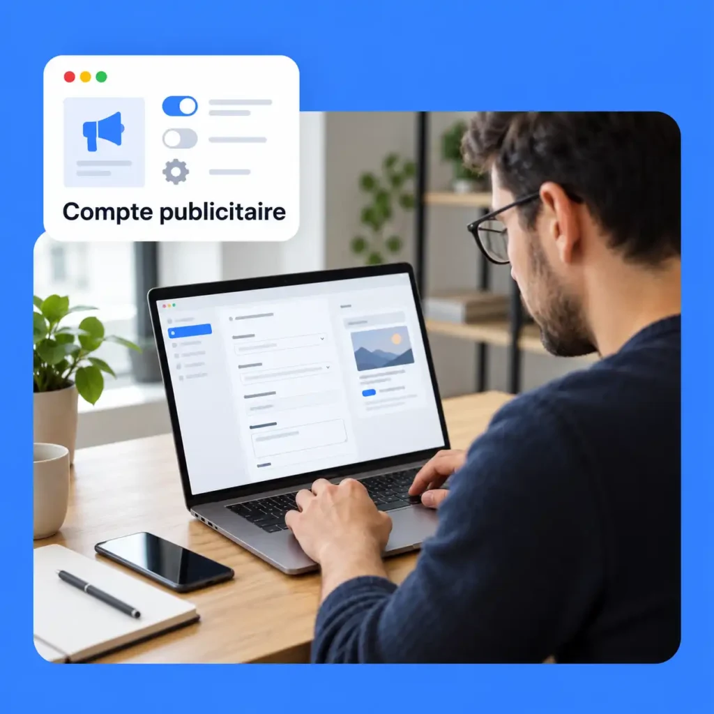 Illustration du service : Configuration de compte publicitaire