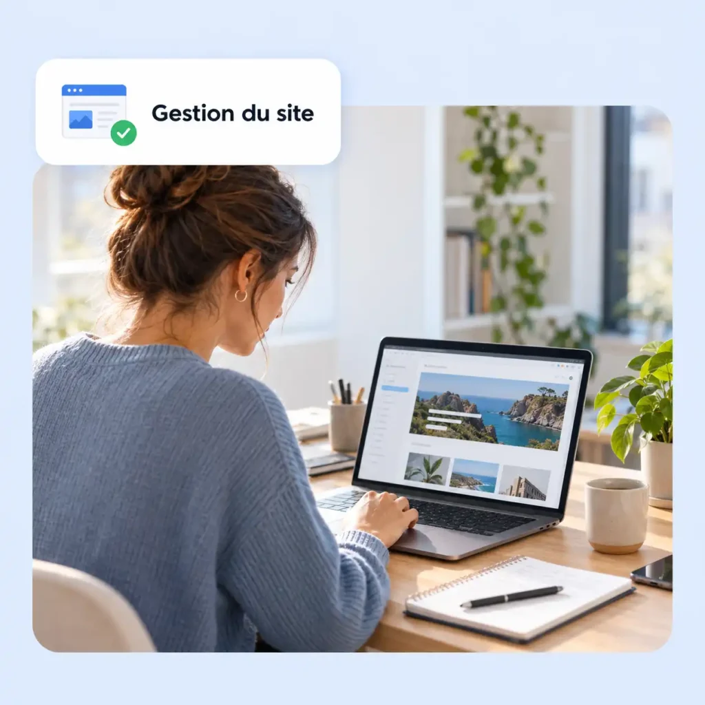Illustration du service : Gestion de site internet