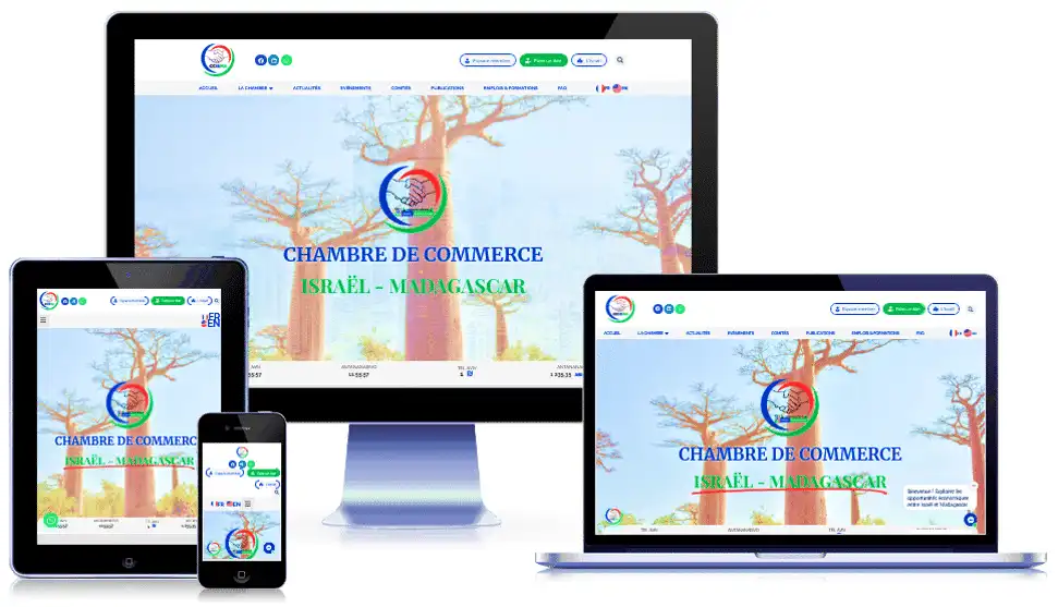 Visuel du projet de Chambre de Commerce Israël-Madagascar