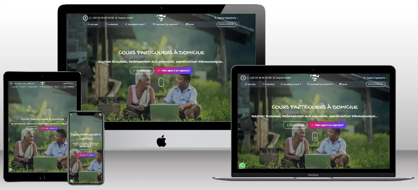 Visuel du projet de Superprofs Madagascar