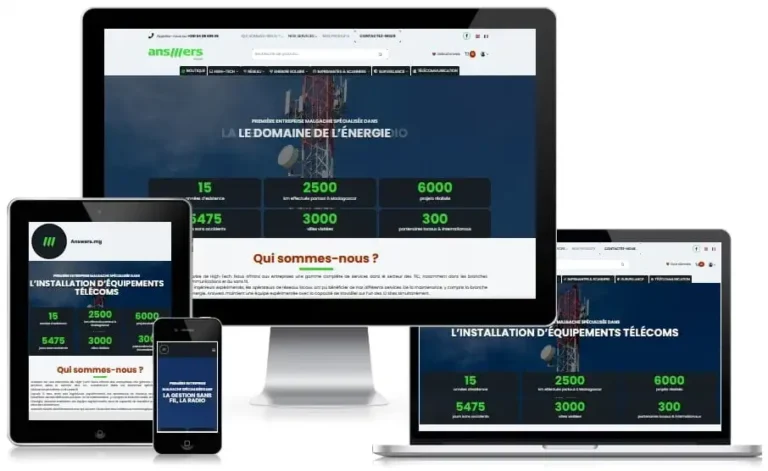Visuel du projet de ANSWERS SARLU