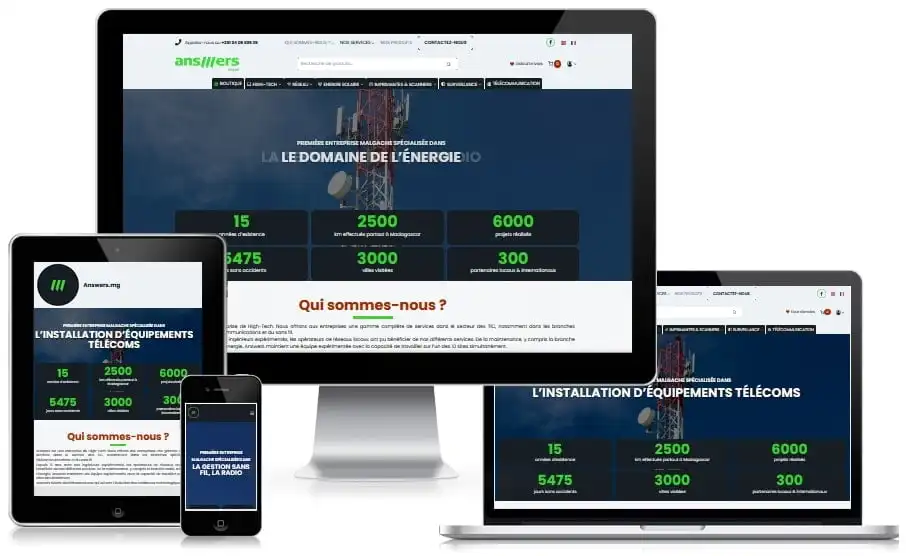 Visuel du projet de ANSWERS SARLU