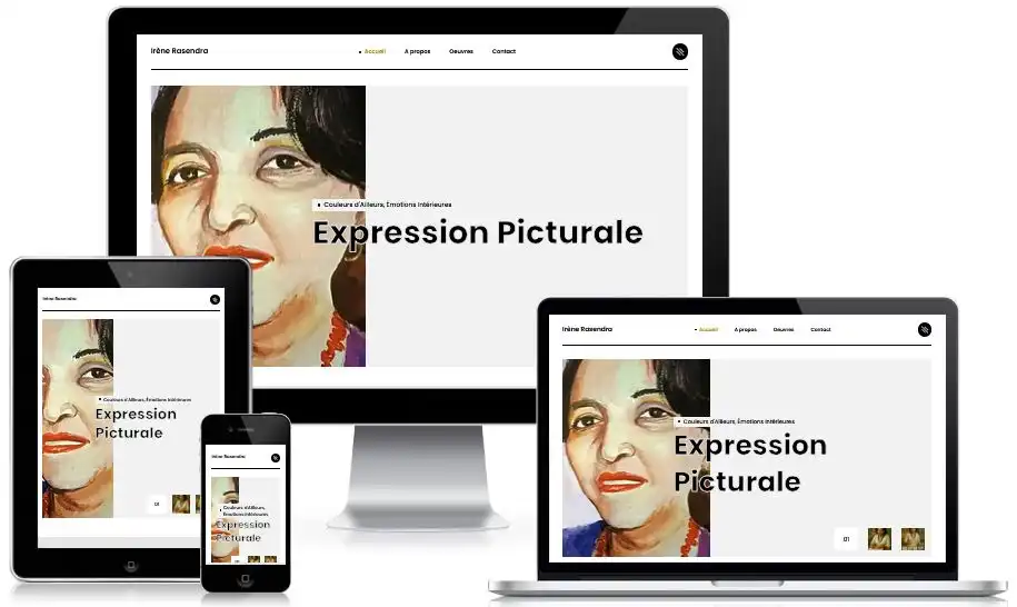 Visuel du projet de Irène Rasendra – Peintre et Poète Malagasy en France