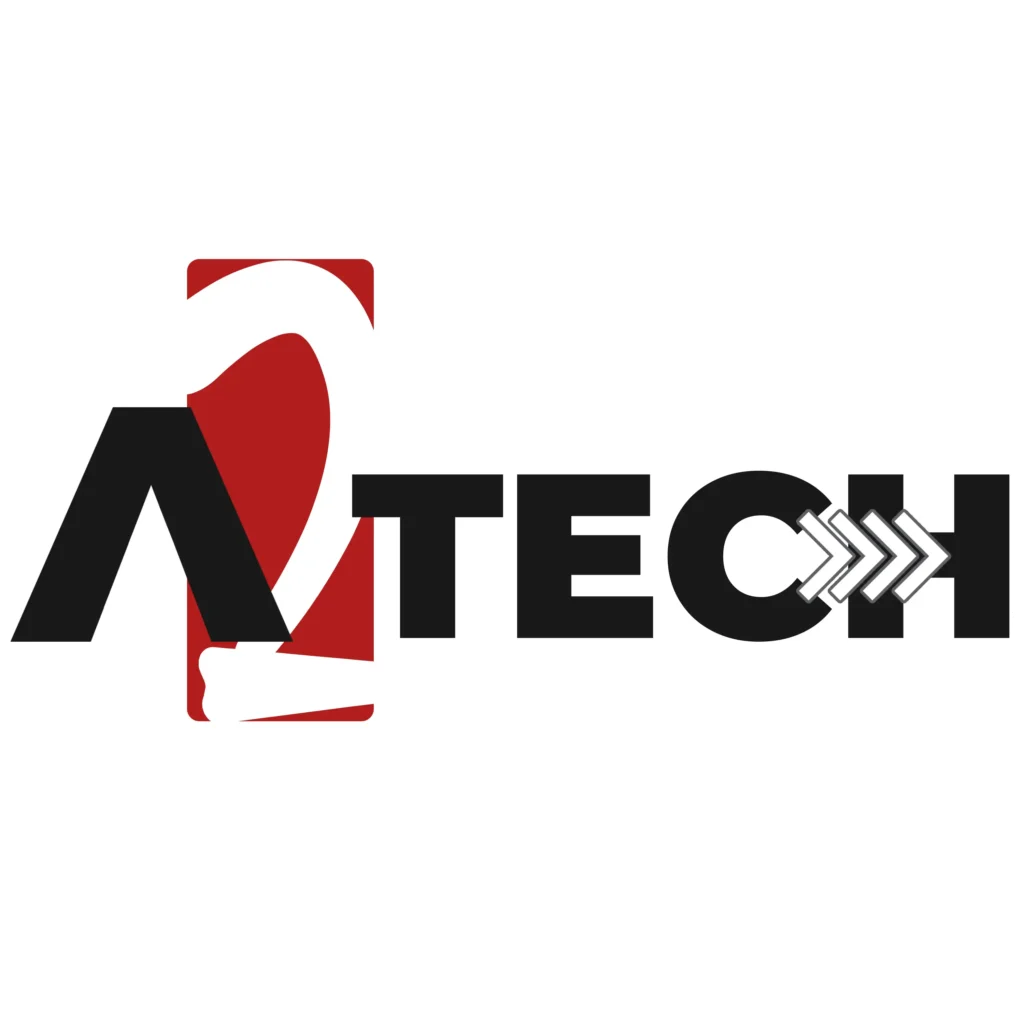 Visuel 1 du projet : Identité visuelle et site pour A2tech